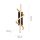 Applique LED métal dimmable 3000 K noir laiton
