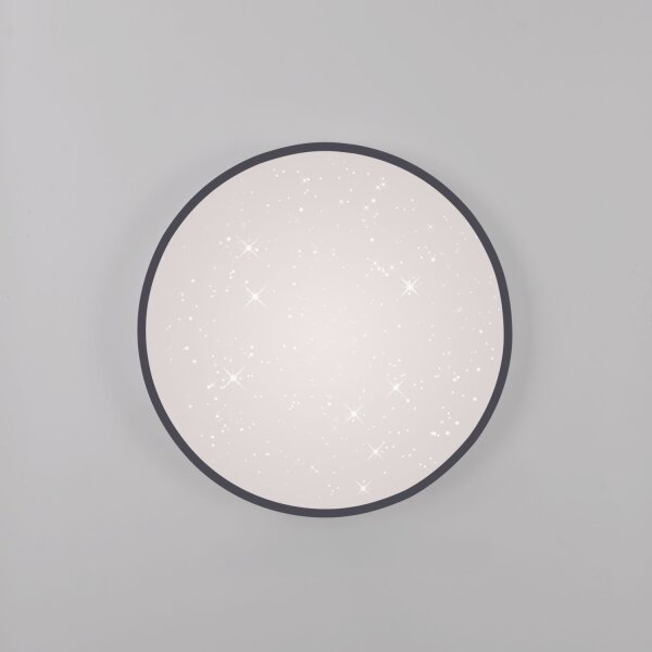 LED Deckenleuchte Nachthimmel Schwarz 3000 K dimmbar