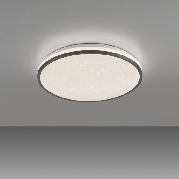 LED Deckenleuchte Nachthimmel Schwarz 3000 K dimmbar