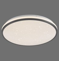 LED Deckenleuchte Nachthimmel Schwarz 3000 K dimmbar