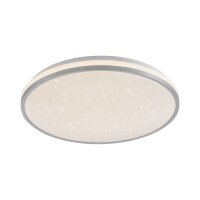 LED Deckenlampe Nachthimmel Silber Ø38 cm 20 W...