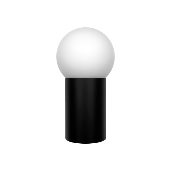 Wandlampe Schwarz Weiß H: 23,5 cm Messing Aluminium Glas