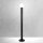 Stehlampe Wohnzimmer 173 cm Schwarz Weiß E27 Messing Glas Alu
