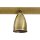 Wandleuchte Messing B: 40 cm schwenkbar in Bronze 3x E27