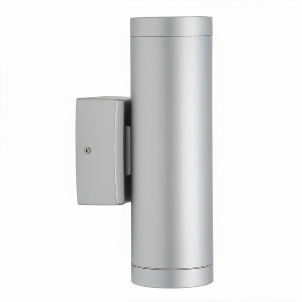 Wandleuchte außen Messing IP64 Up Down 21 cm hoch GU10