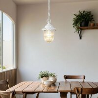 Außenleuchte Echt-Messing Glas E27 IP54 D: 16 cm...