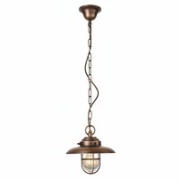 Außenlampe Messing massiv Glas rund Ø 23 cm...