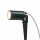 Stehlampe außen Echt-Messing GU10 IP64 27 cm hoch Grün