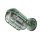 Außenlampe Wand Echt-Messing Glas H: 15,5 cm IP64 E27