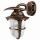 Au&szlig;enwandlampe Messing Glas E27 IP64 H: 24 cm Maritim