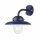 Außenwandlampe Messing massiv Glas B: 30 cm IP64 Blau