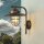 Außenlampe Wand Messing Glas 30 cm hoch IP43 E27 KAVALA