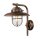 Außenwandlampe Messing Glas 30 cm hoch IP43 E27 Maritim