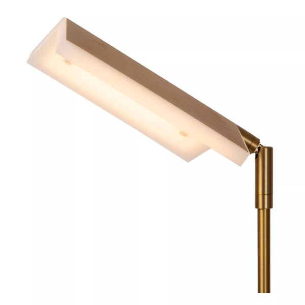 LED Stehlampe flexibel Gold 2700-4000 K 134 cm dimmbar