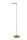 LED Stehlampe flexibel Gold 2700-4000 K 134 cm dimmbar