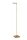LED Stehlampe flexibel Gold 2700-4000 K 134 cm dimmbar