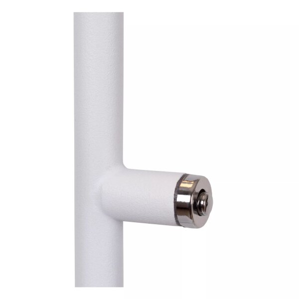 LED Stehlampe Weiß flexibel 2700-4000 K 134 cm dimmbar