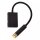 Wandlampe Metall Schwarz Gold Schalter USB verstellbar
