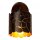 Wandstrahler Metall Schwarz Gold E14 L:12 cm Modern