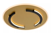 LED Deckenleuchte Gold Schwarz Modern Ø39,6 cm 2700 K