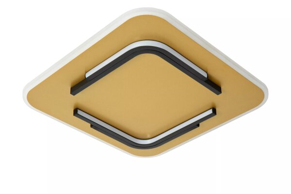 LED Deckenleuchte Gold Schwarz Modern L:40,5 cm 2700 K
