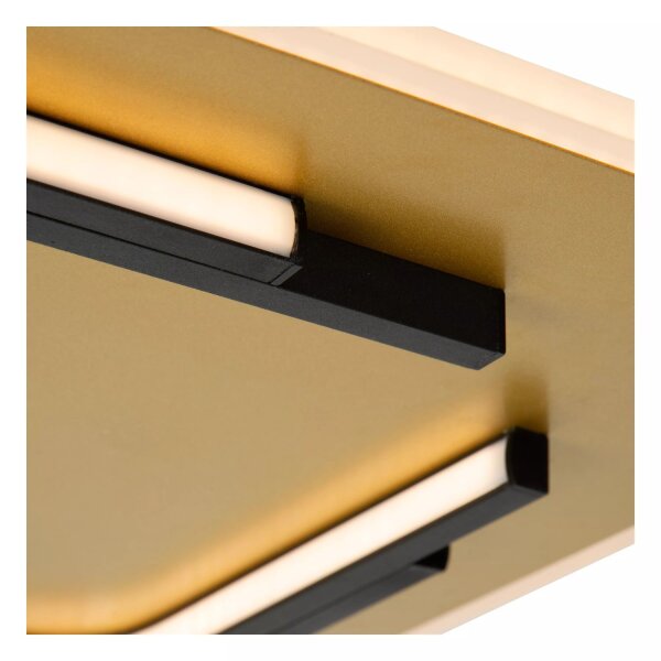 LED Deckenleuchte Gold Schwarz Modern L:40,5 cm 2700 K