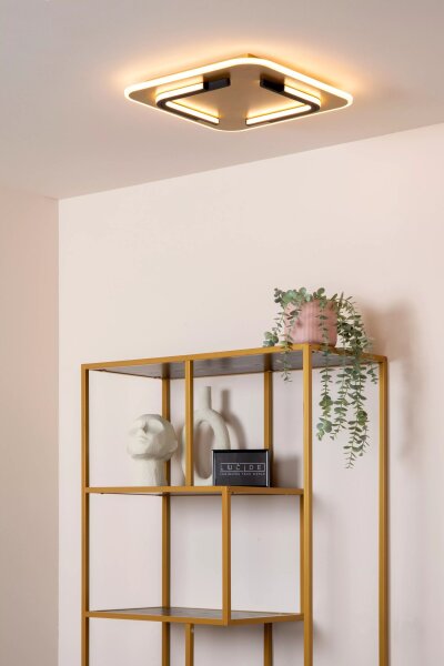 LED Deckenleuchte Gold Schwarz Modern L:40,5 cm 2700 K