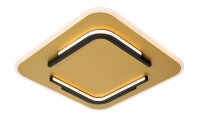 LED Deckenleuchte Gold Schwarz Modern L:40,5 cm 2700 K