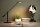 LED Schreibtischlampe Metall Schwarz 50 cm beweglich