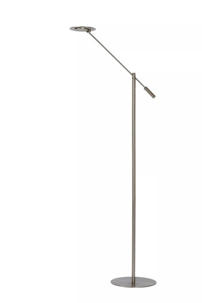 LED Stehlampe Metall 140 cm 3000 K flexibel in Chrom