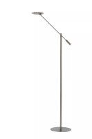 LED Stehlampe Metall 140 cm 3000 K flexibel in Chrom