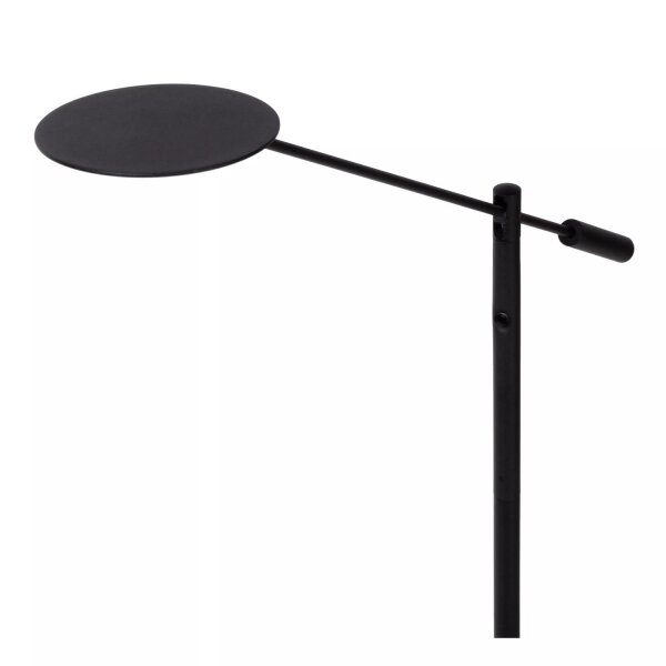 LED Stehlampe Metall 140 cm 3000 K 9 W flexibel Schwarz