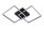 LED Deckenlampe Schwarz B:41 cm 23 W 2700-4000 K flach