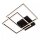 LED Deckenlampe Schwarz B:41 cm 23 W 2700-4000 K flach