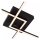 LED Deckenlampe Schwarz B:41 cm 23 W 2700-4000 K flach