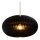 Runde Hängelampe Papier Gold Schwarz E27 Ø52 cm Modern