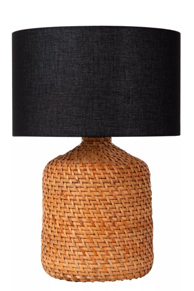 Blendarme Tischleuchte Stoff Rattan 50 cm E27 Modern
