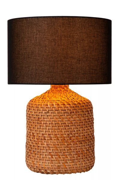 Blendarme Tischleuchte Stoff Rattan 50 cm E27 Modern
