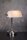 Bankerlampe Glas Metall Jugendstil E14 30 cm beweglich