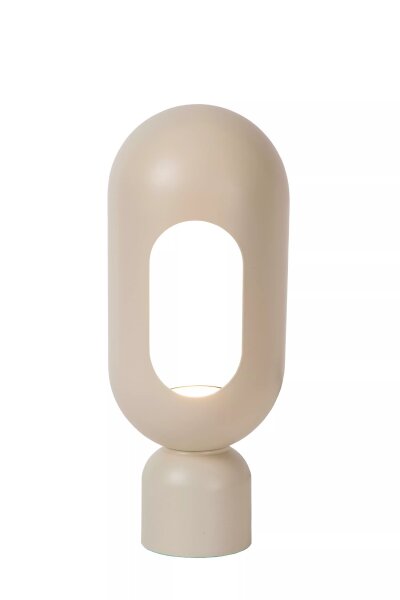 Dekorative Tischlampe Modern 30 cm klein E27 in Taupe