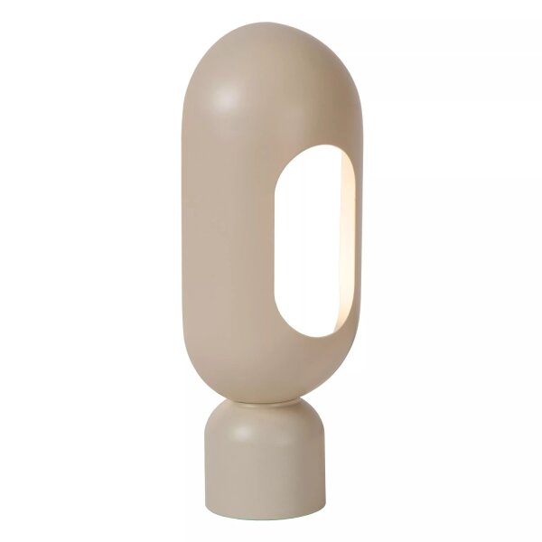 Dekorative Tischlampe Modern 30 cm klein E27 in Taupe