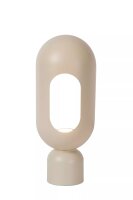 Dekorative Tischlampe Modern 30 cm klein E27 in Taupe