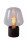 Tischlampe Rauchglas Metall Grau blendarm E27 29,5 cm