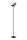 Stehlampe Filz Metall Modern Grau Schwarz E14 152 cm