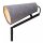 Stehlampe Filz Metall Modern Grau Schwarz E14 152 cm