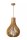 Pendelleuchte Holz Natur Ø38 cm rund E27 Skandinavisch