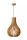 Pendelleuchte Holz Natur Ø38 cm rund E27 Skandinavisch