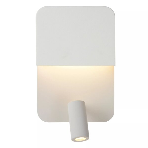 LED Wandleuchte Weiß Spot 5 W 3000 K Schalter USB