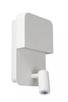 LED Wandleuchte Weiß Spot 5 W 3000 K Schalter USB