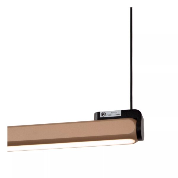 LED Hängelampe Kaffeebraun dimmbar 150 cm 2700-4000 K